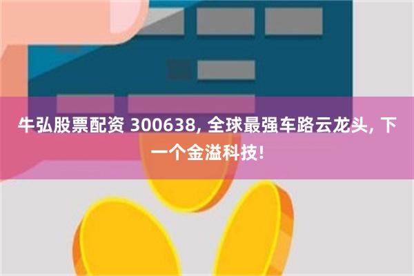 牛弘股票配资 300638, 全球最强车路云龙头, 下一个金溢科技!