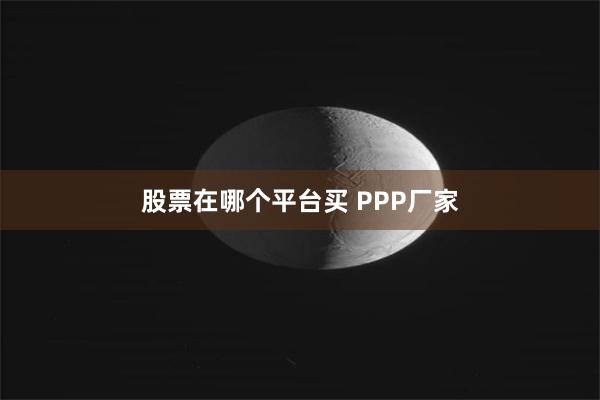 股票在哪个平台买 PPP厂家