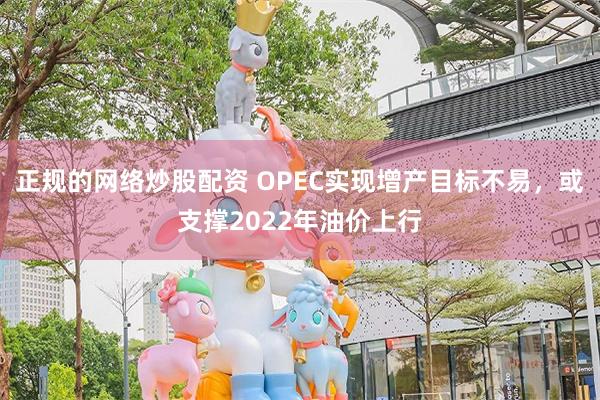 正规的网络炒股配资 OPEC实现增产目标不易，或支撑2022年油价上行