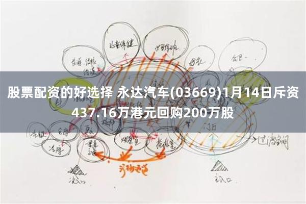 股票配资的好选择 永达汽车(03669)1月14日斥资437.16万港元回购200万股