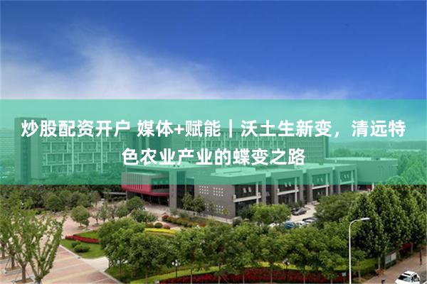 炒股配资开户 媒体+赋能｜沃土生新变，清远特色农业产业的蝶变之路